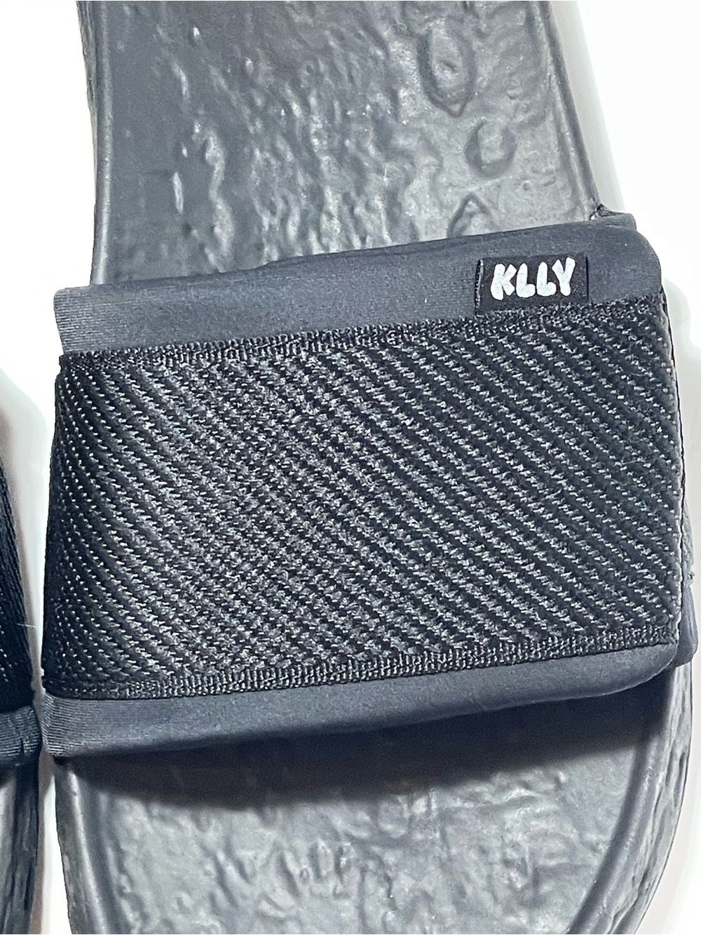 KLLY Black Apollo Adjustable Slide Sandals Men’s 12 - Picture 2 of 10